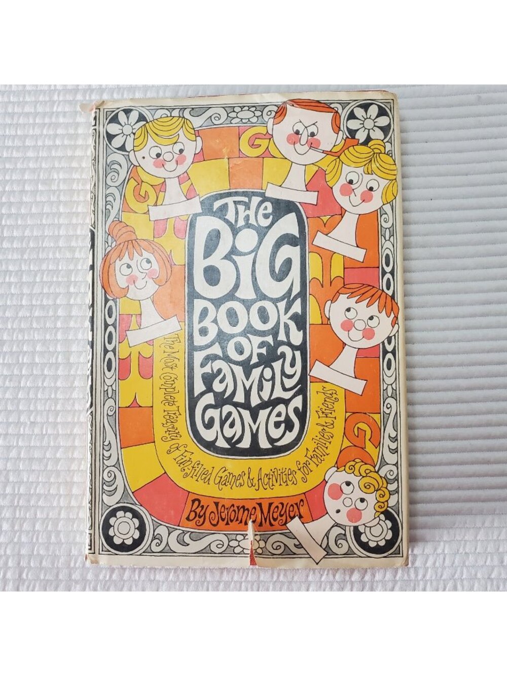 The Big Book Of Family Games Jerome Meyer 1967 First Edition Hard Cover Vintage